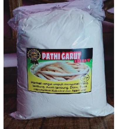 

Miliki tepung bubuk umbi Garut angkrik sari Pati irut asli 1kg !!