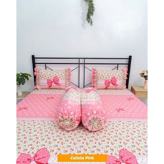 SPREI SORAYA BEDSHEET TIPE KARET CALISTA KING SIZE 180X200X25
