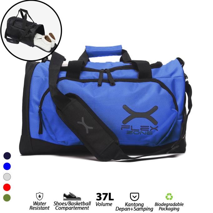 FLEXZONE Gym Bag Tas Olahraga Fitness Badminton Renang FAB-001