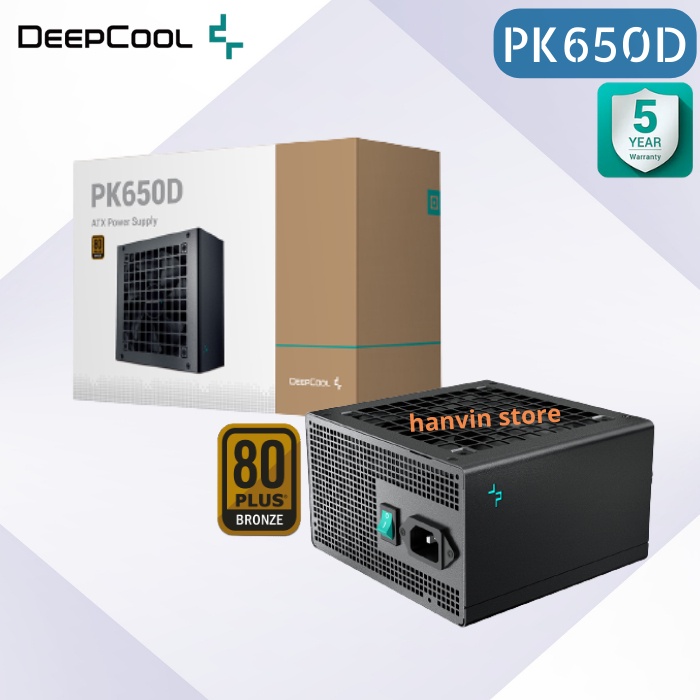 Power Supply Deepcool Pk650D - 650W 80 Plus Bronze Best Seller