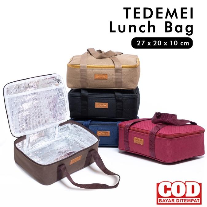 tas bekal jumbo waterproof tas kotak makan TEDEMEI besar cooller bag