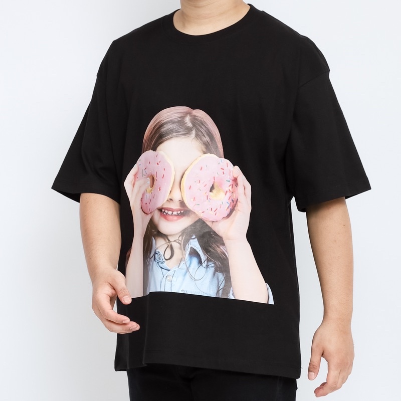 ADLV. Donut Girl Black tee