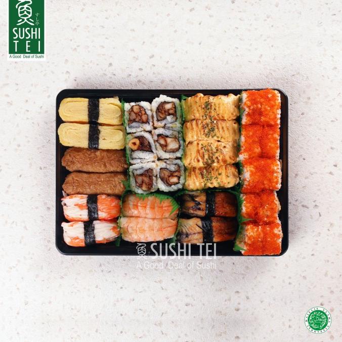 

Promo Sushi Tei - SAVE UP TO 44% - Shichiro (Mini Platter) - 30 pcs