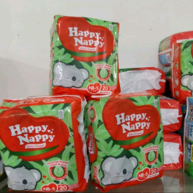 Happy Nappy Perekat Ukuran NB-S 20