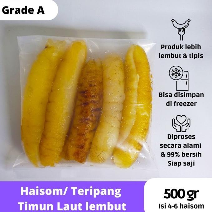 

Promo Teripang haisom lembut lembek 500gr bangka belitung siap masak hoisem