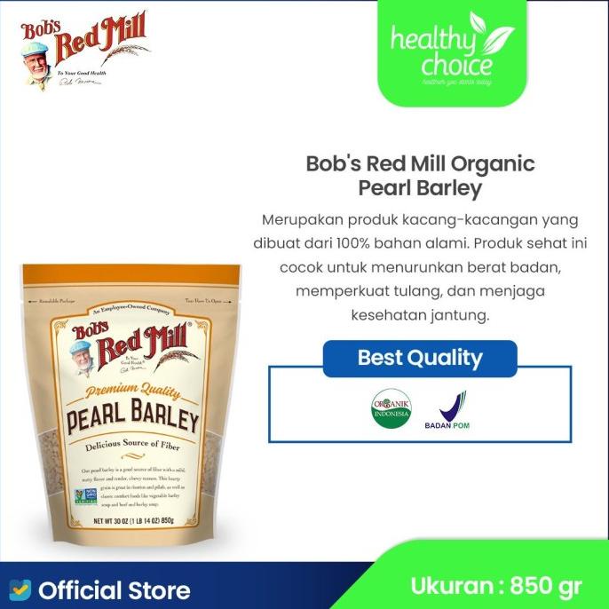 

Promo Bob's Red Mill Pearl Barley Organik 850 gr