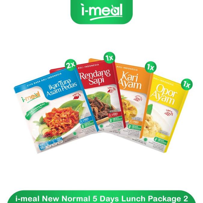 

Promo I-meal New Normal 5 days Lunch Package 2