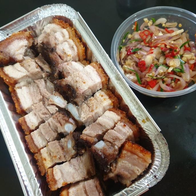

Promo crispy pork belly samcan babi panggang Dapoer Ketjil 400 gram nonhalal