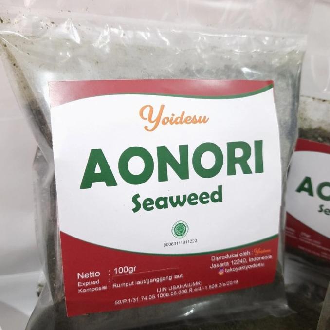 

Promo Rumput Laut Bubuk 100 Gram Aonori Seaweed Original