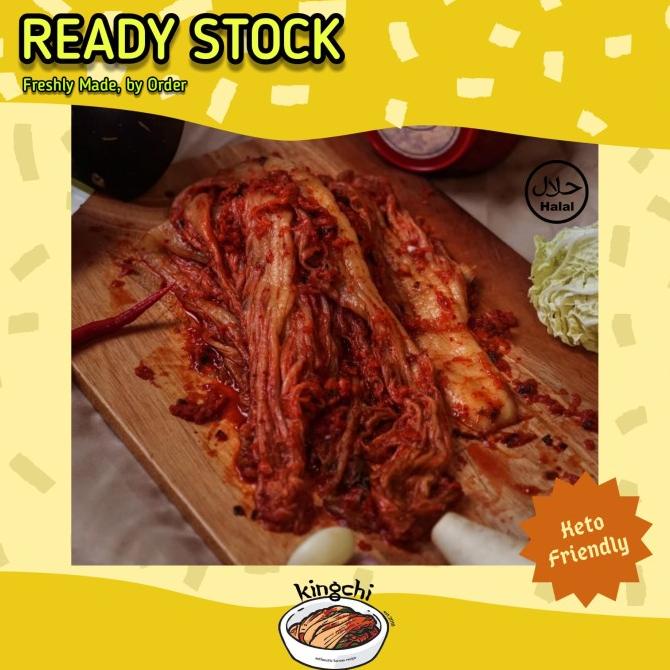 

Promo Kingchi Kimchi Sawi (1kg), Diet Keto & Vegan Friendly 100% HALAL