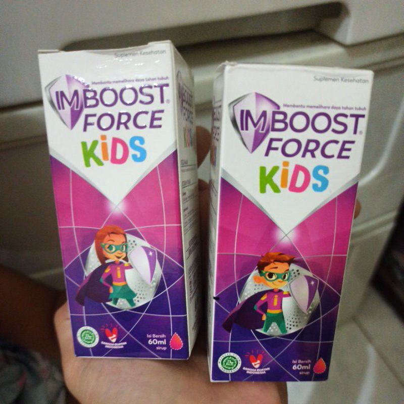 imboost force kids sirup 60ml 60 ml suplemen daya tahan tubuh anak