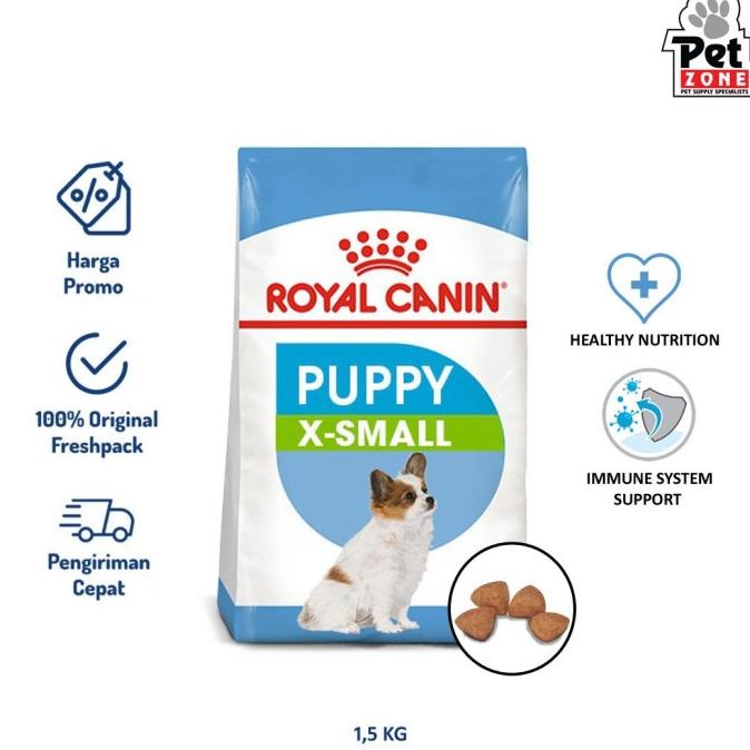 

Promo Royal Canin Xsmall Junior / Puppy Xsmall 1.5 Kg - Promo Price