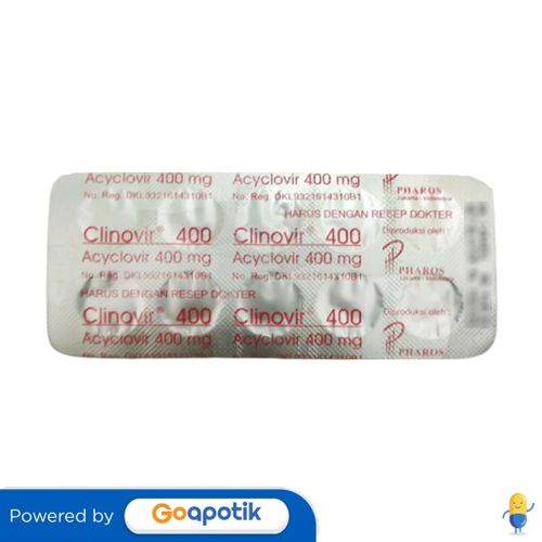 CLINOVIR 400 MG STRIP 10 TABLET