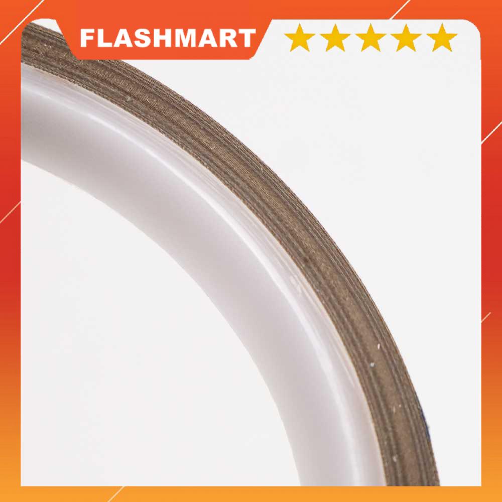 FLASHMART Tape Lakban PTFE Heat High Temperature Adhesive 10m x 0.18mm - TF10M