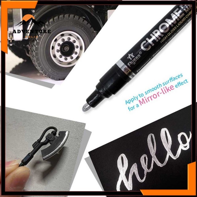 

Flysea Spidol Permanen Marker Metallic Chrome 3 mm - FS-743 - AHPR ADHB