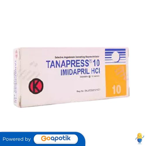 TANAPRESS 10 MG BOX 30 TABLET
