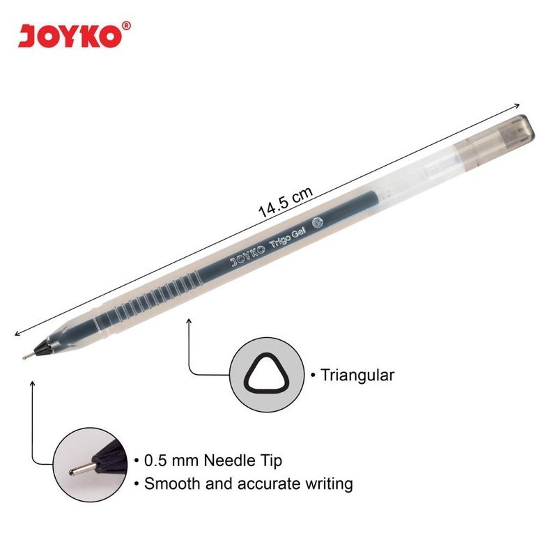 

Cuci Gudang Gel Pen Joyko Gp-285 Trigo Gel (12Pcs)