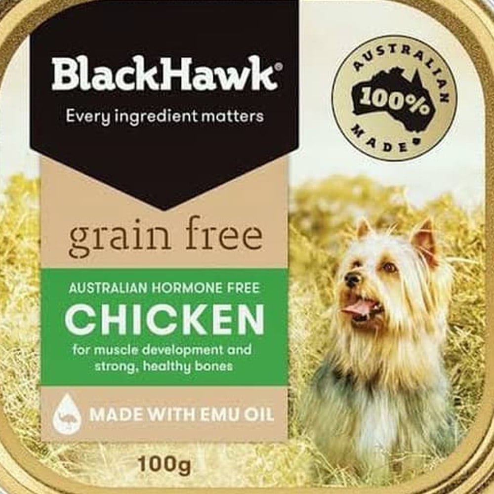 Blackhawk 100 Gr Makanan Anjing Grain Free Varian Daging Ayam