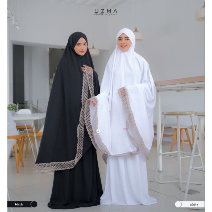 Jameela Prayer Set By Uzma / Mukena Premium / Mukena 3in1 / Mukena Jumbo / Mukena Crinkle / Mukena Z