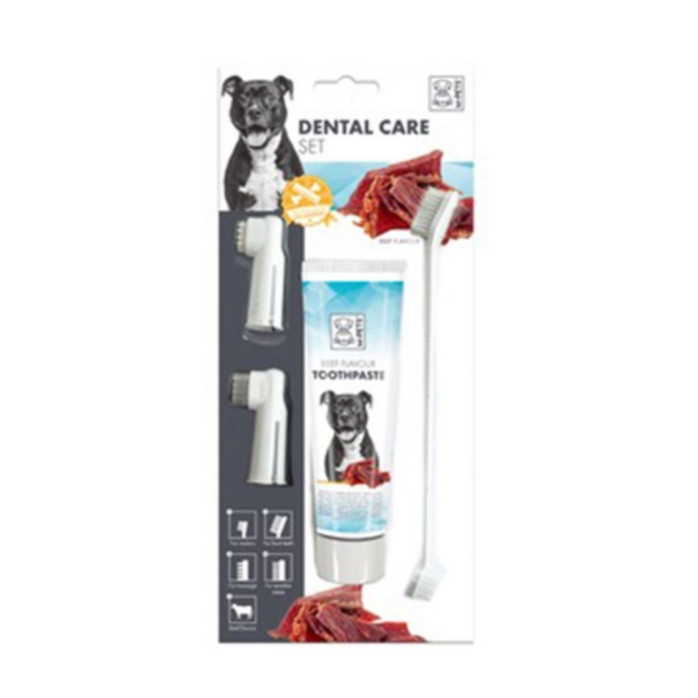 M-Pets Set Dental Care Anjing Rasa Daging Sapi