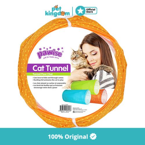 Pawise 50x25 Cm Mainan Kucing Cat Tunnel