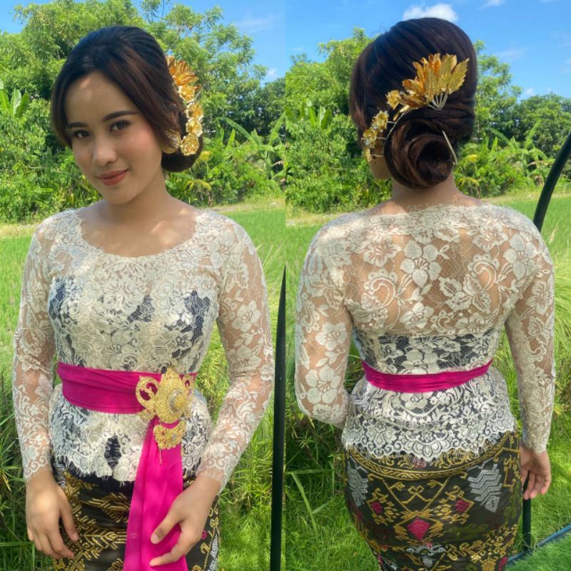 Kebaya Bali By Ani Kebaya Semi Metalic Swarovski