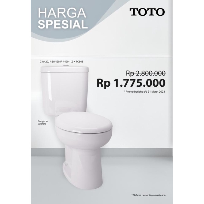 Kloset Toto Cw 420 J Putih