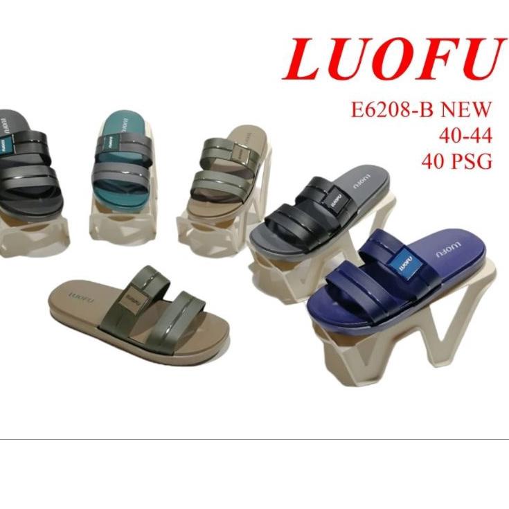 Grosir Ekonomis LUOFU E 6208-B/NEW SANDAL SELOP PRIA
