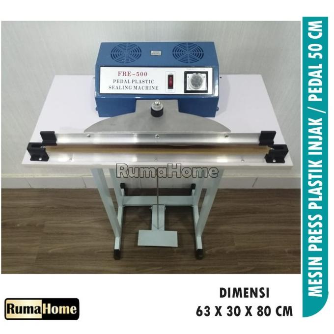 Mesin Press Pres Plastik Injak / Pedal Impulse Sealer 50Cm