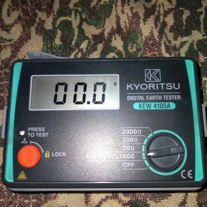 Merger Grounding Kyoritsu 4105A Earth Tester