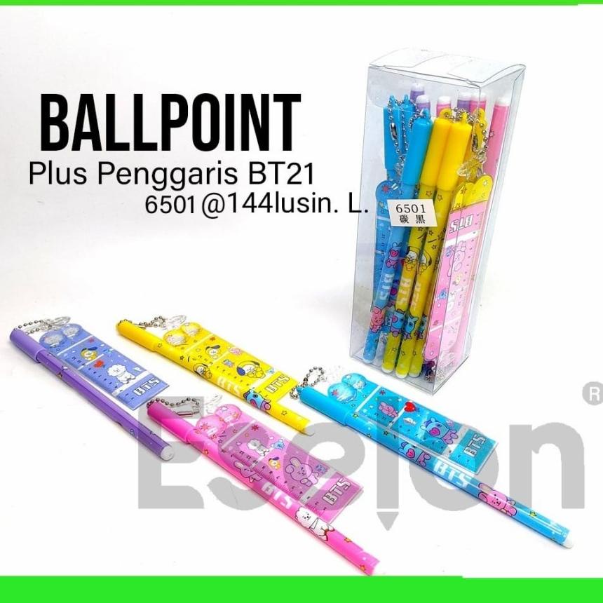 

Diskon Habis Pen Bts Gel Plus Penggaris Model K 3 Isi 12 Pcs