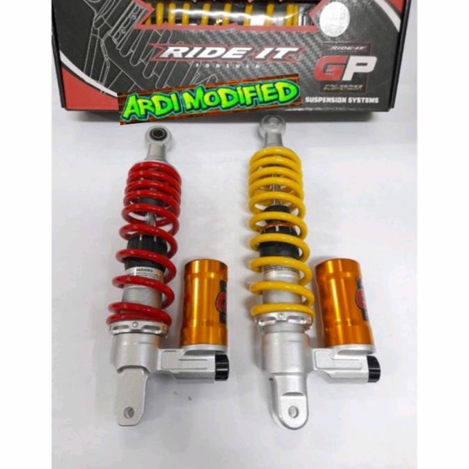 shock belakang tabung bawah vario 150 - vario 125 ride it gp type 999