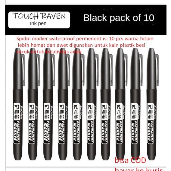 

Diskon Habis Spidol Marker Waterproof Permenent Isi 10 Pcs Warna Hitam Lebih Hemat Dan Awet Digunakan Untuk Kain Plastik Besi Cocok Untuk Kreativitas Anda