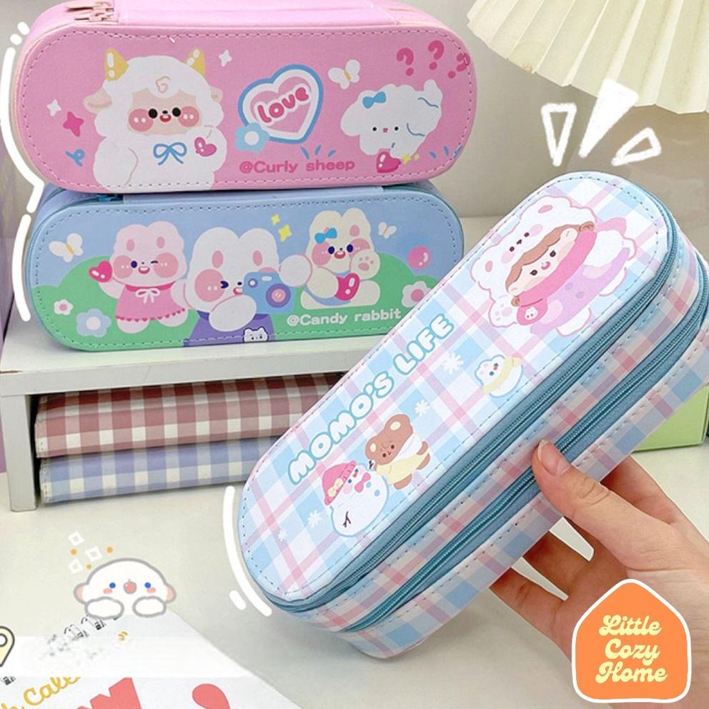 

Cuci Gudang Chibi Cute Pencil Case / Korean Style Kotak Tempat Pensil Besar Dengan Resleting / Muat Banyak / Big Capacity With Zipper