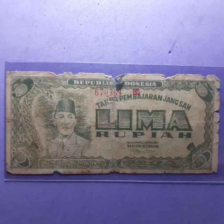 Trending Uang 5 Rupiah 1947
