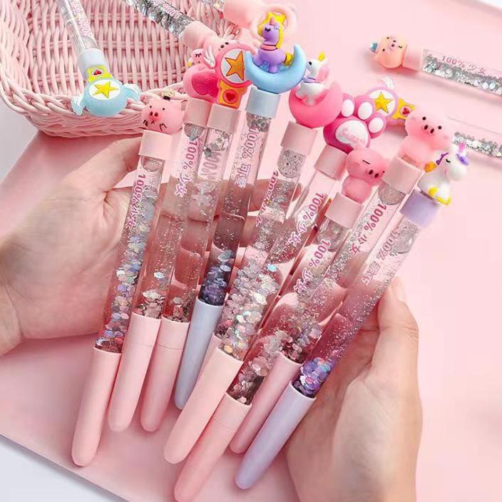 

Cuci Gudang Pulpen Gel 0.5 Pulpen Manik Bling Cantik Pulpen Korea