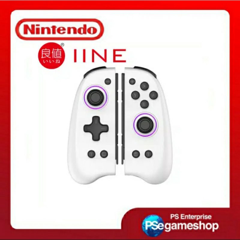 Iine Wireless Controller For Switch/Switch Oled – S Size [White] [L615]