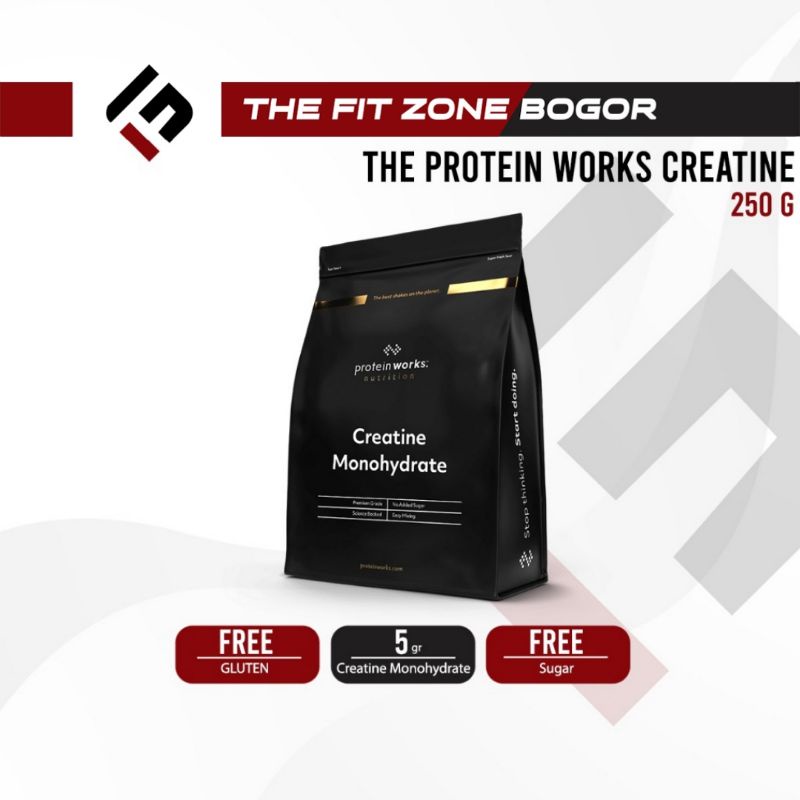 The Protein Works Creatine Monohydrate 250 Gram Creatine powder BPOM