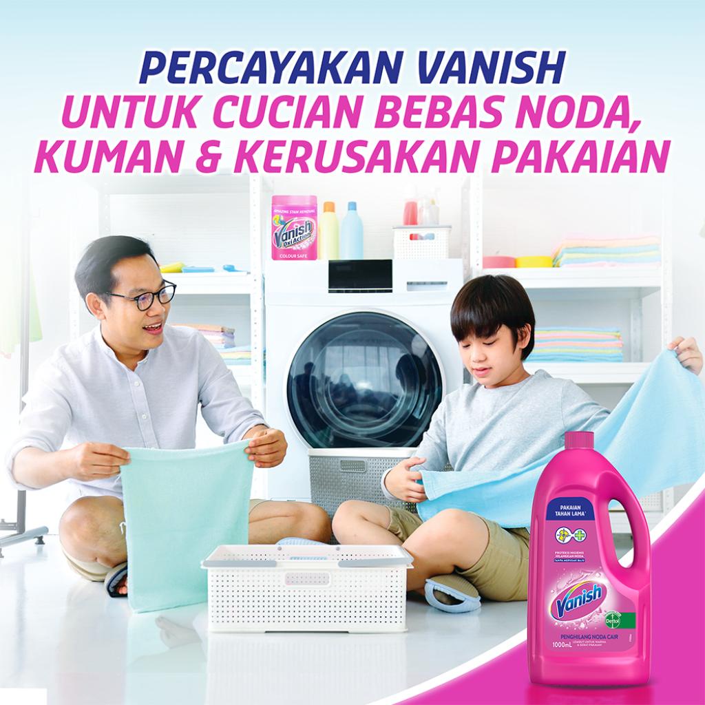 Vanish Pink Liquid 500ml Bottle - Penghilang Noda &amp; Kuman