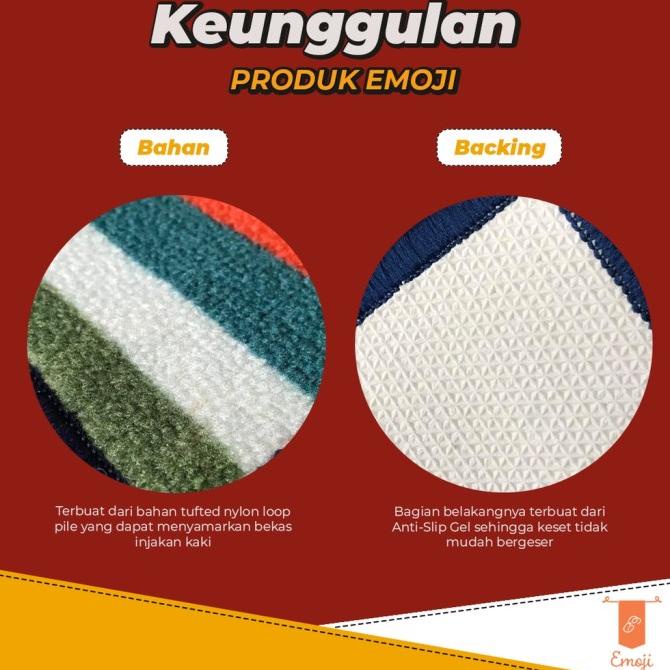 Karpet Bermain Anak 100x150 cm FORTUNIO Karpet Kamar Anak Anti Slip