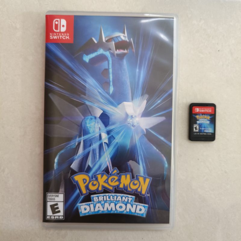 Pokemon Brilliant Diamond Kaset Nintendo Switch Preloved USA MDE