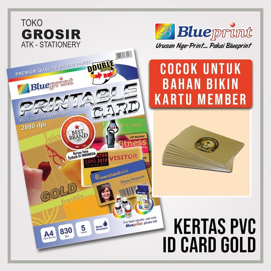 

Cuci Gudang Id Card Bahan Gold Silver Cetak Id Card Sendiri Printable Card Blueprint A4 Kertas Pvc Untuk Kartu Member Gold & Silver