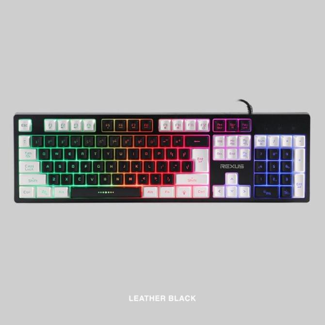 Rexus Battlefire K9E Keyboard Gaming Semi-Mechanical Full-Size - Licorice Black