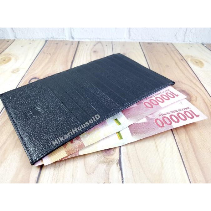 

Dompet Kartu Slim Panjang Kulit Asli Braun Buffel 24 kartu