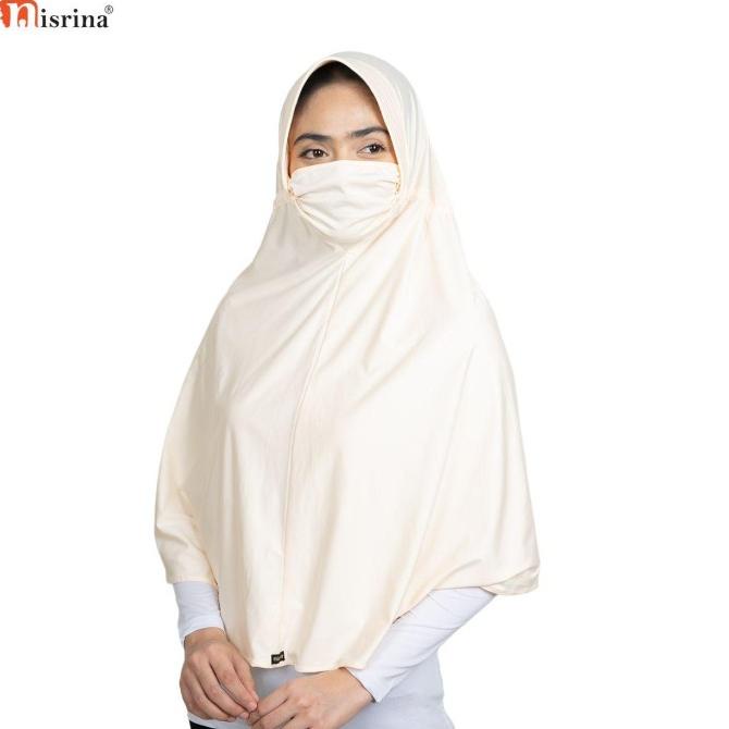 Nisrina Fashion Muslim Bergo syari masker Tali Jilbab Shanaya