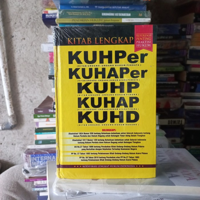 Terlaris Buku Kuhper Kuhaper Kuhp Kuhap Kuhd Ori