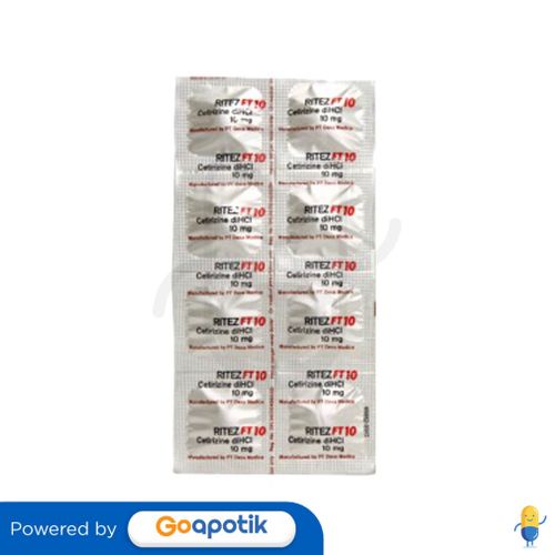 RITEZ FT 10 MG STRIP 10 TABLET