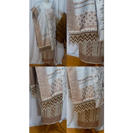 jual murah songket new belum pernah pakai udah di ronce
