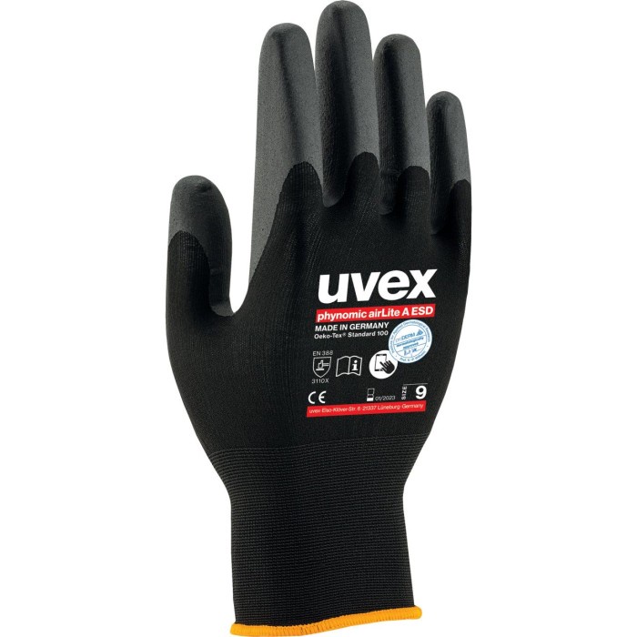 Gloves Gloves Uvex Phynomic Airlite A Esd