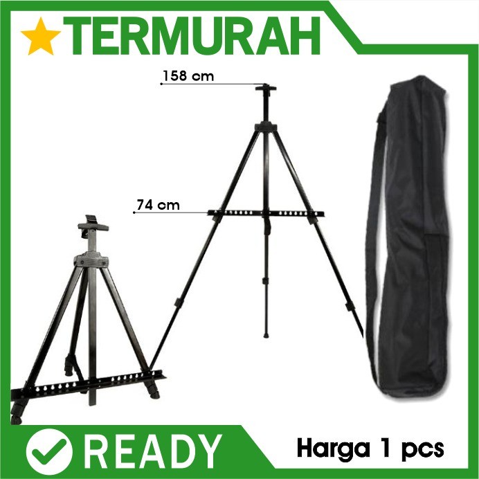 

Easel Stand Lukis Standar Holder Papan Kanvas Tripod Easel Melukis Standing